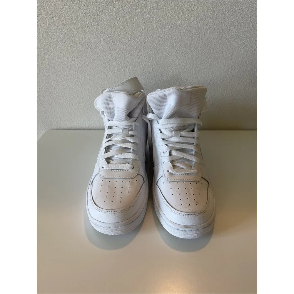 Nike Court Borough Mid 2 (GS) White Kid's Sneakers - Size 7Y CD7782-100
